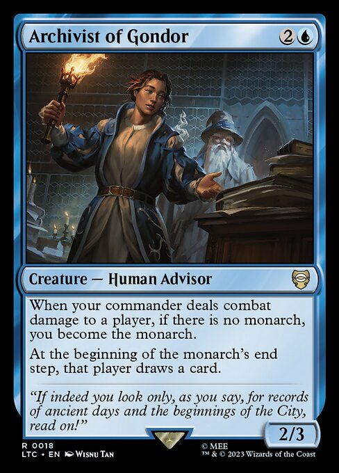 Archivist of Gondor — Front
