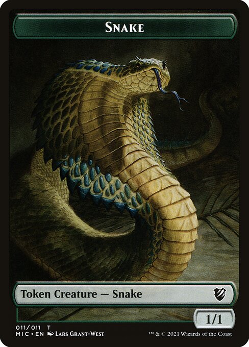 Snake // Spirit Double-Sided Token — Front — Snake