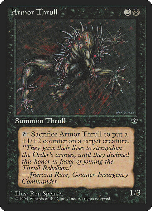 Armor Thrull (Spencer) — Front