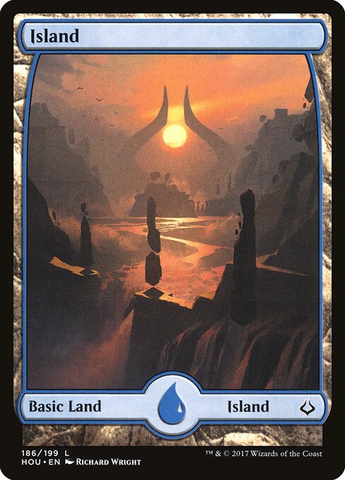Island (186) - Full Art — Front